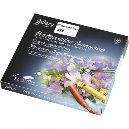 Gallery Akvarell, ultramarin (339), H: 9,3 cm, 12 db / 1 cs.