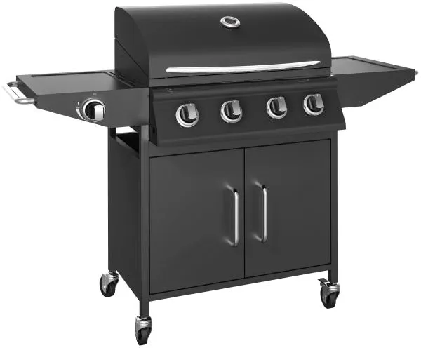 Gázgrill 4 égővel és főzőlappal