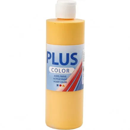 Plus Color hobbi festék, sárga nap, 250 ml/1 fl.