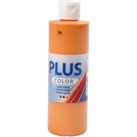 Plus Color hobbi festék, sütőtök, 250 ml/1 fl.