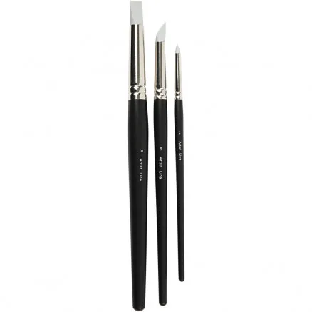Artist Line Ecset, méret 2+6+10 mm, gumiecset, 3 db.