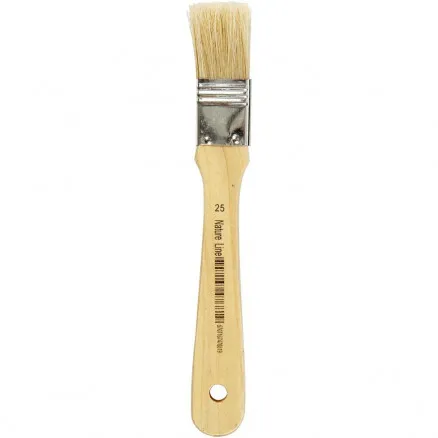 Lakkecset, H: 18,5 cm, Sz: 25 mm, lapos, 12 db / 12 csomag.