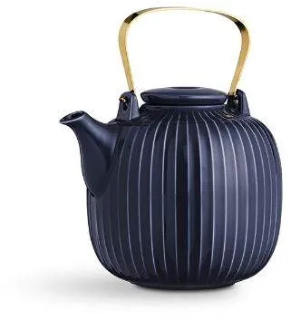 Kähler Hammershøi Teáskanna - Indigó - 1,20 l.